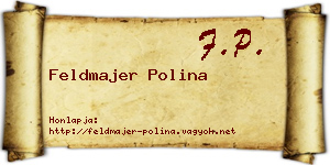 Feldmajer Polina névjegykártya